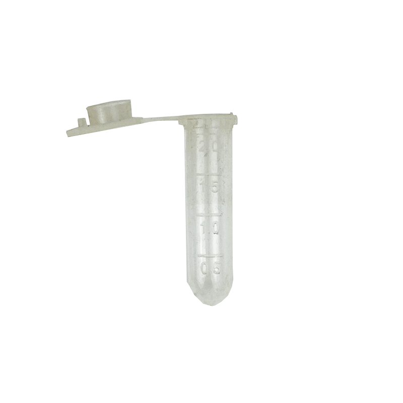 Пробірка пластикова 2ml (мл), нестерильна., з кришкою, кругле дно